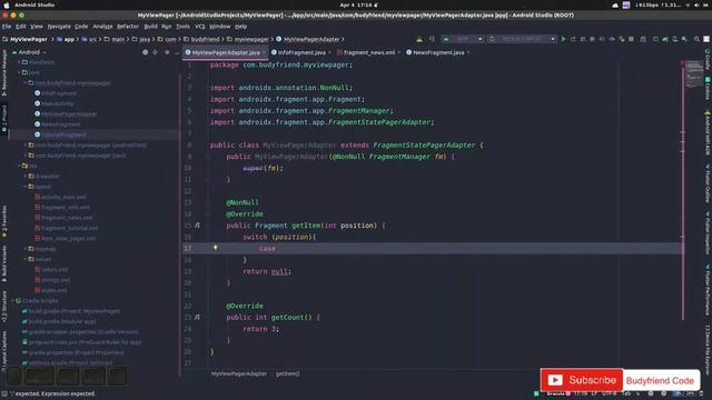 How to Make ViewPager FragmentStatePagerAdapter or Swipe Tab and Lorem Android Studio смотреть онлайн