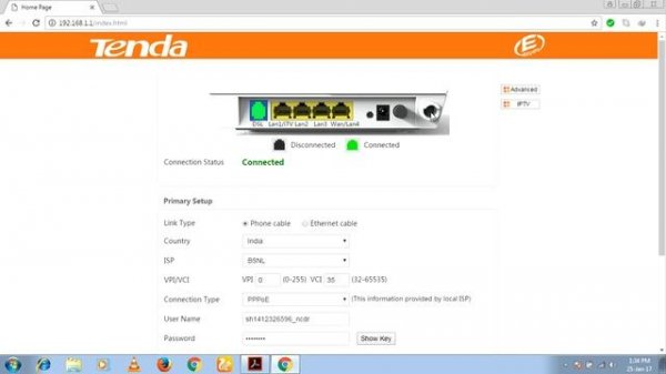 Configure Modem,Router (Tenda D151) | Basic steps to connect to internet