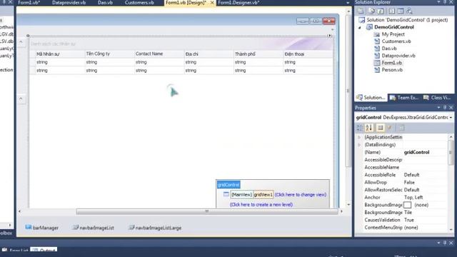 Tutorial GridControl VB DEVEXPRESS part II смотреть онлайн