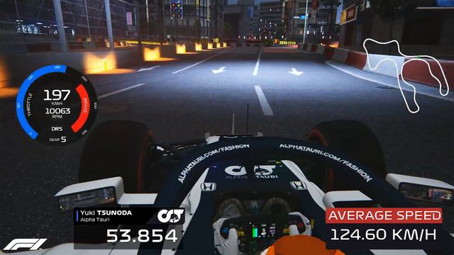 F1 2021 Shibuya Street Circuit | Yuki Tsunoda Onboard | Assetto Corsa смотреть онлайн