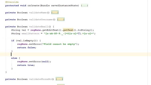 Validate Registration and login form in android studio - Form validation android 2020 смотреть онлайн