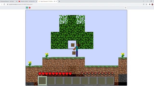 Paper Minecraft V11 6 Minecraft 2D On Scratch