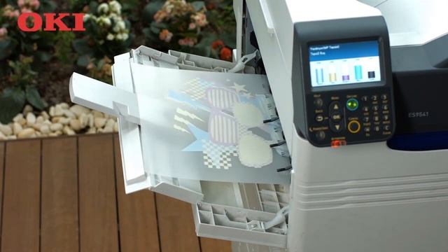 Look what you can do with the amazing OKI Pro9541 A3 white toner printer смотреть онлайн