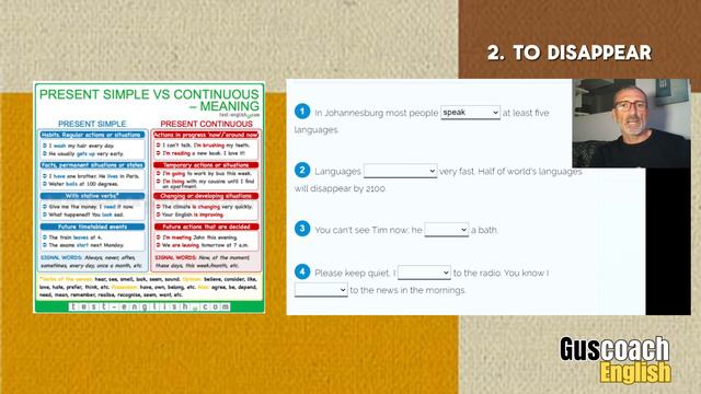 "Understanding the Present Simple vs. Present Continuous Tenses: Mastering English Grammar" смотреть онлайн