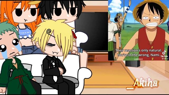 | One piece reacts to Zosan | Zoro X Sanji | смотреть онлайн