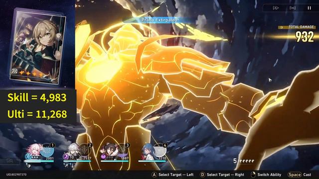 Jing Yuan : BP Light Cone vs Signature Light Cone Damage Comparison смотреть онлайн