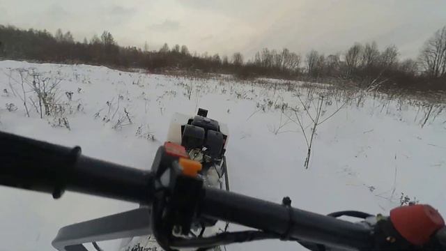 тест мотобуксировщика полярник 17л.с. смотреть онлайн