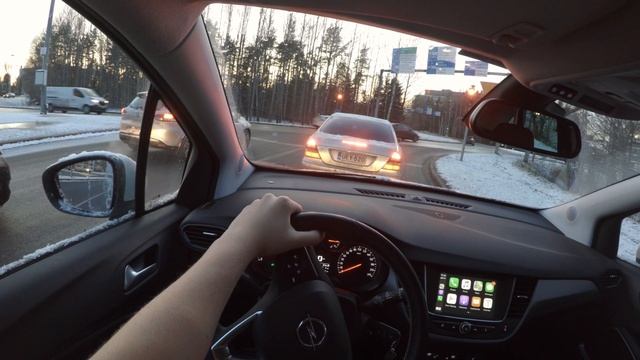 4K POV Opel Crossland X Snowy Winter Drive + Quick Review - PointOfViewCars смотреть онлайн