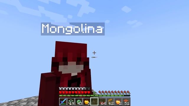 LOCKED On ONE LUCKY BLOCK With CRAZY FAN GIRL! смотреть онлайн