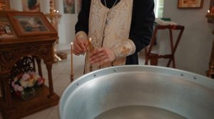 Видеосъемка крещения ребенка. Крестины