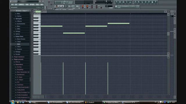FL Studio: Piano and Synth Beat смотреть онлайн