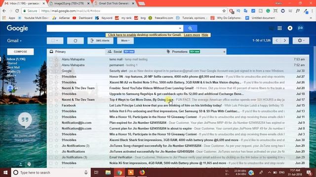 Use Gmail Dot Trick To Create Unlimited Accounts with a Single Email смотреть онлайн