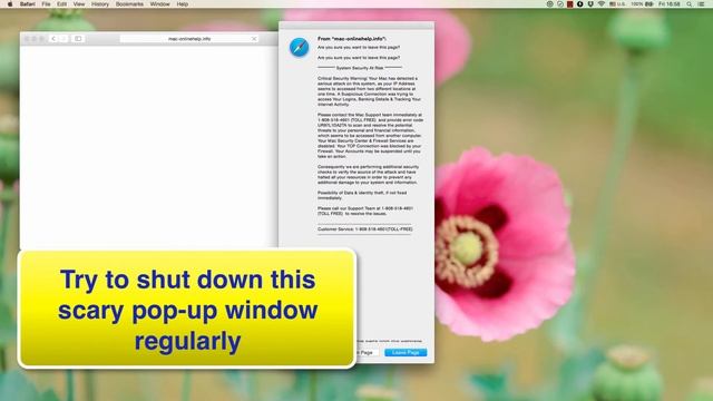 Mac-onlinehelp.info scam (fake Mac Support) смотреть онлайн