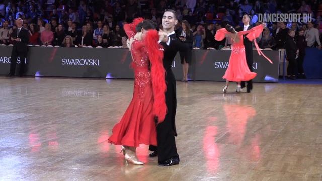 Kirill Kuznetsov - Ekaterina Borisova RUS, Slow Foxtrot | ROC 2018 WDSF GrandSlam Standard смотреть онлайн