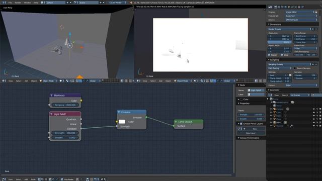 Blender Quick Tip - Light Falloff and Blackbody Nodes смотреть онлайн