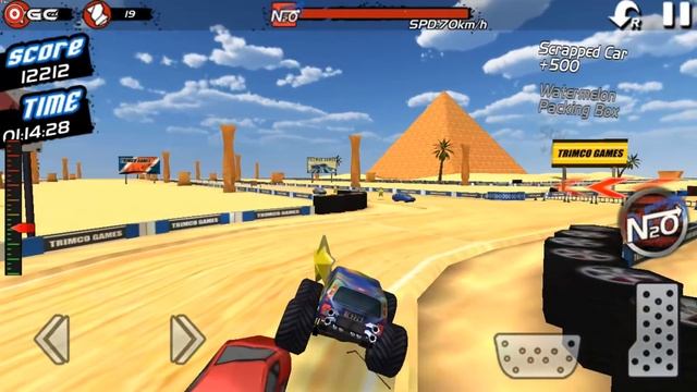 Monster Truck 4x4 Stunt Racer / Monster Truck Cars Games / Android gameplay FHD #2 смотреть онлайн