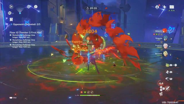 Fire and Thunder: Diluc and Lisa destroy the Spiral Abyss Floor 12 in Genshin Impact 4.0 смотреть онлайн
