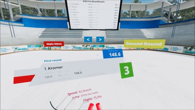 Ski Jump VR #6 skocznia K120 (gameplay) смотреть онлайн