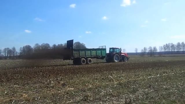 Машина для внесения твердых органических удобрений МТУ-24 смотреть онлайн