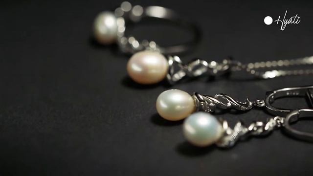 Classic single pearl spirally designed pearl set смотреть онлайн