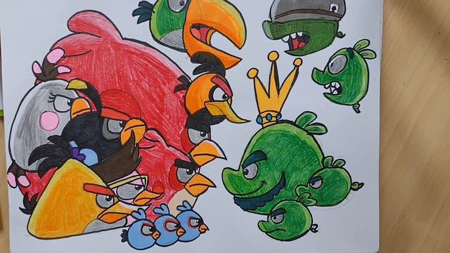 Tiffany: Angry Birds Edition 4th Anniversary Art Collab | Traditional Speed Drawing / Speedpaint смотреть онлайн