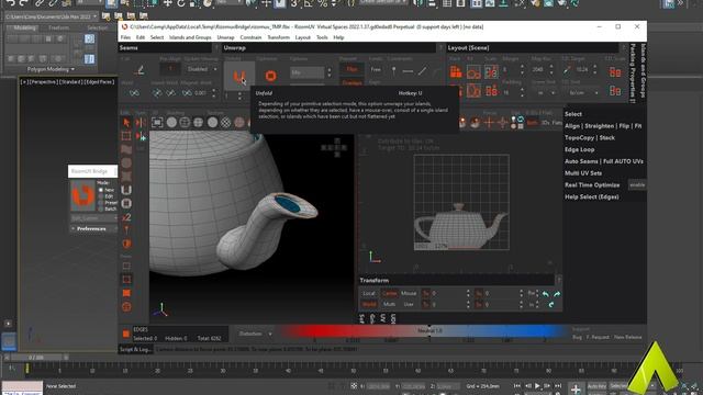 Как сделать легко и быстро развертку в RizomUV
