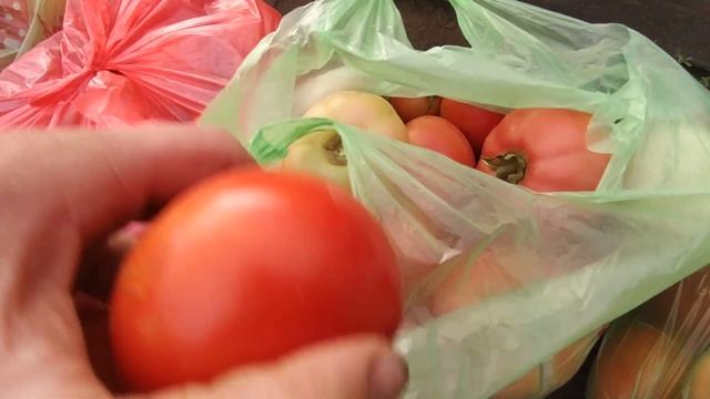 Первый сбор розового томата АВ-530. смотреть онлайн