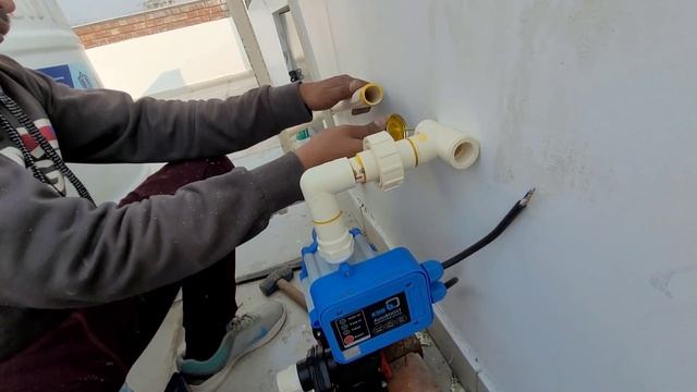 Automatic Pressure Pump installation / Water Booster Pump/ How to fit water Pressure Pump смотреть онлайн