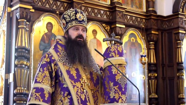 Проповедь архиепископа Антония в Неделю Крестопоклонную смотреть онлайн