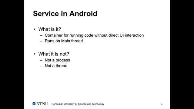 IMT3673 Mobile development смотреть онлайн