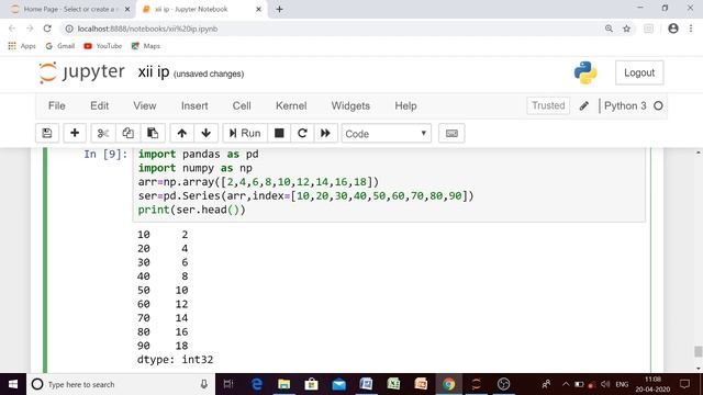 Data Handling-Python Pandas(Part 2) смотреть онлайн