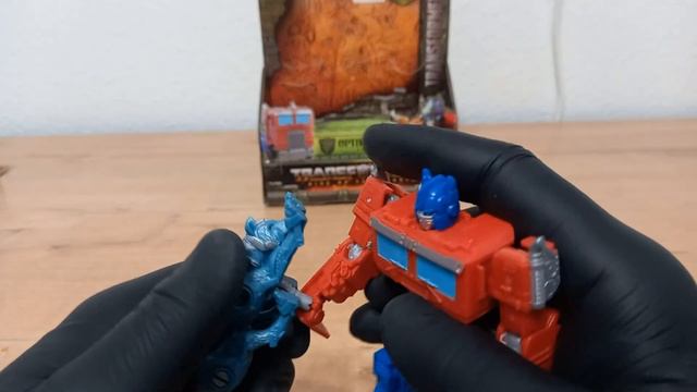 Toys Transformers Rise Of The Beasts Beast Alliance Optimus prime And Chainclaw смотреть онлайн