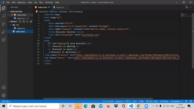 Section#4 9. Classes vs IDs CSS смотреть онлайн