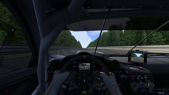 Assetto Corsa - Hotlap - Le Mans - Ferrari 458 GT2 смотреть онлайн