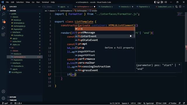 เรียน Typescript Rendering an HTML Template #17 смотреть онлайн