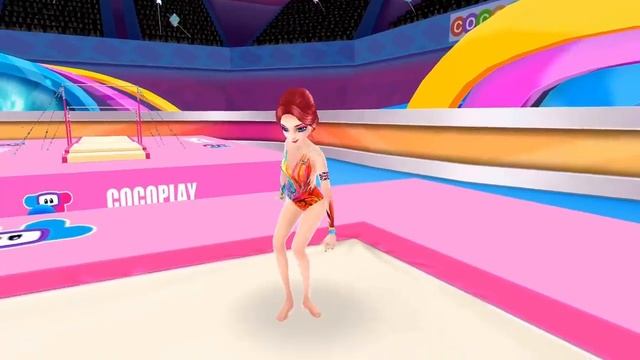 Gymnastics Star Girl game - Play Cool Makeup, Dress Up, Color Hairstyle & Design Games for girls смотреть онлайн