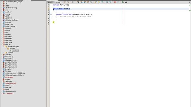 java 101 Course - netbeans overview and print hello world смотреть онлайн