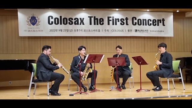 Astor Piazzolla Libertango by COLOSAX Saxophone Quartet смотреть онлайн