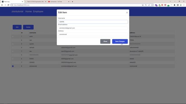 React JS Routing with CRUD Application | React JS Project | in Hindi смотреть онлайн