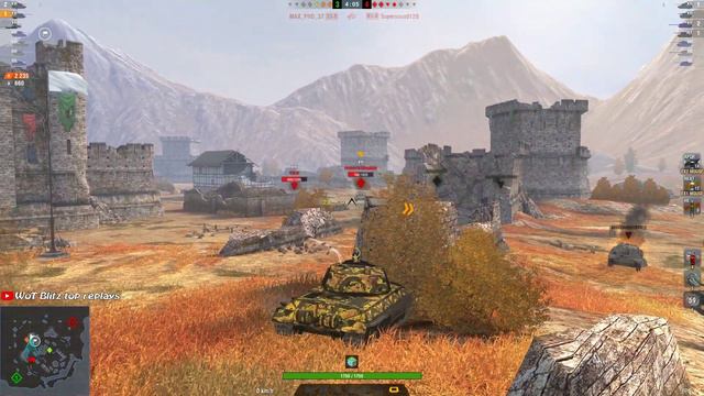 T-2020 • 5 frags • 6.3k dmg • WoT Blitz смотреть онлайн