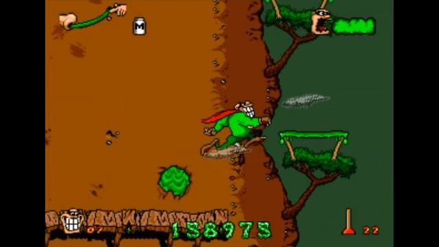 Sega Mega Drive 2 (Smd) 16-bit Boogerman A Pick and Flick Adventure Mucous Mountains, Nasal Caverns