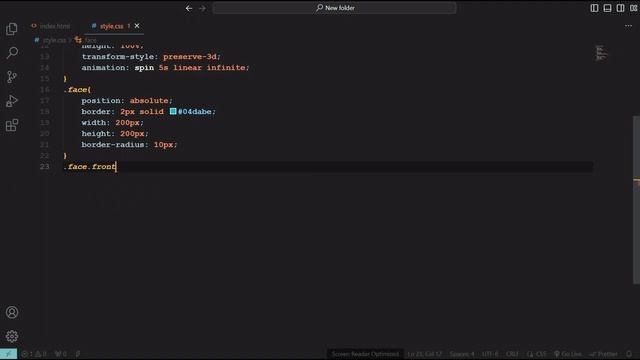 How to Create a 3D Rotating Cube Animation in CSS ( Easy Tutorial ) смотреть онлайн