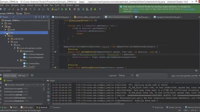 Curso Android Studio: Proyecto Androi OrnLite + ButterKnife: Presentación смотреть онлайн