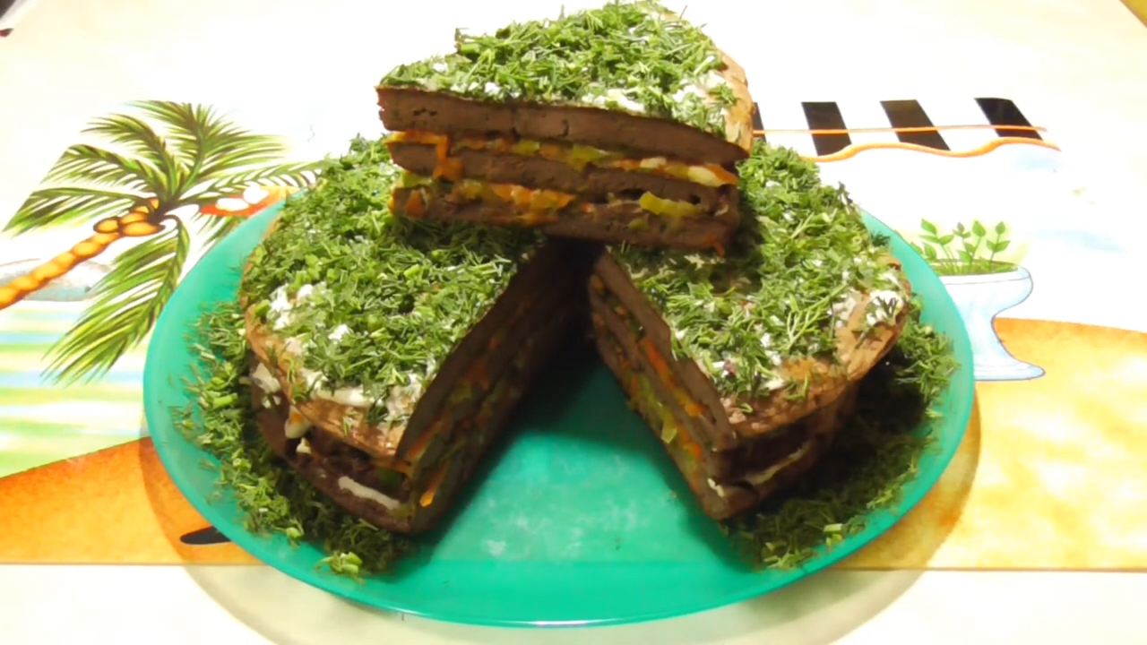 Печеночный торт