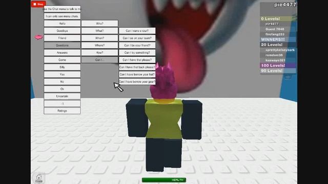 creepy face popping up on my screen on ROBLOX! смотреть онлайн
