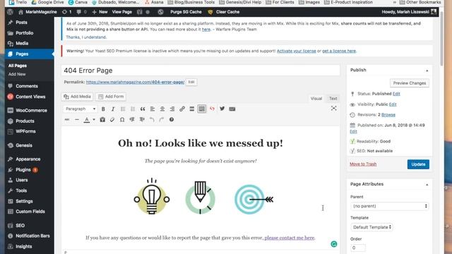 How to Edit Your 404 Page in WordPress + what to include! смотреть онлайн