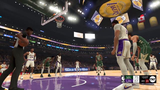 Lakers vs Bucks 4th Quarter Full Gameplay NBA2K24 Regular Season March 9, 2024 смотреть онлайн