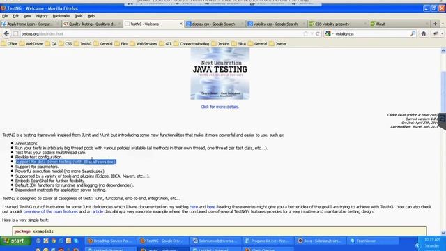 TestNG - Selenium webdriver -TestNG - How to use TestNG in Selenium webdriver смотреть онлайн