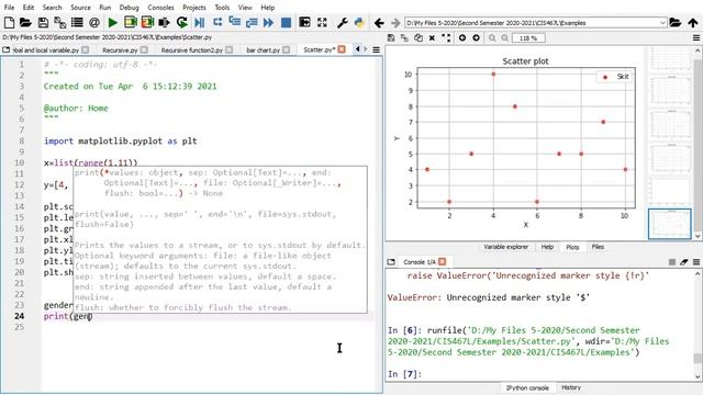 Lecture 6 4 2021 python scatter and histogram charts смотреть онлайн