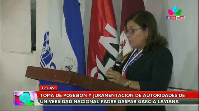 Nuevas autoridades de la Universidad Nacional Padre Gaspar García Laviana en León смотреть онлайн